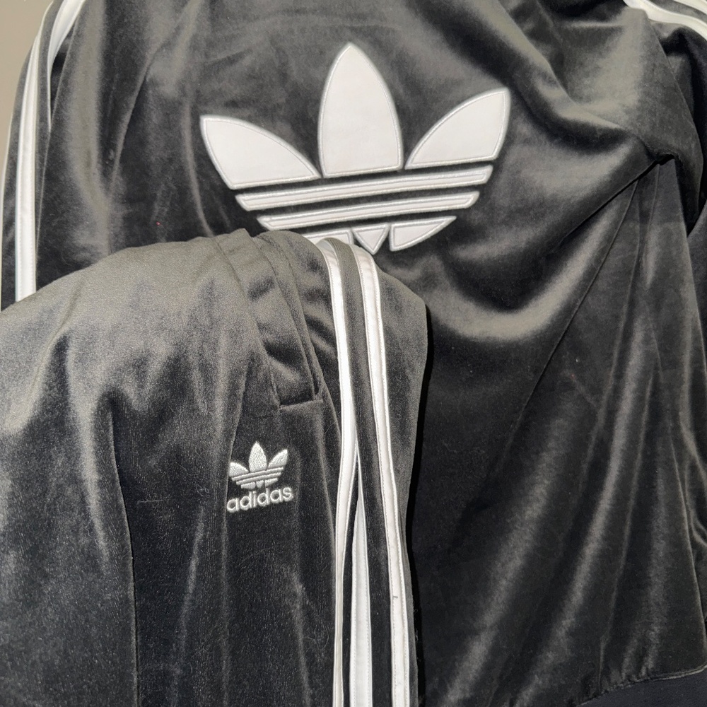 ADIDAS VELVET TRACKSUIT
